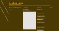 Desktop Screenshot of goldberggroup.ca